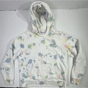 Profound New York Paint Splatter Hoodie White Multicolor Size M